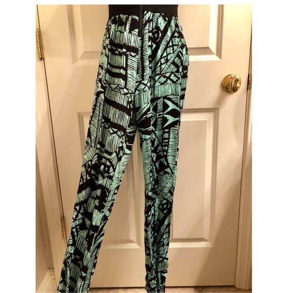 Turquoise Aztec Bustier Jumpsuit- worn once - Picture 2 of 4